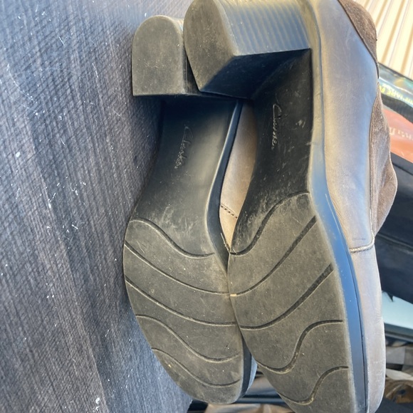 Clarks ladies suede leather booties size 11 - Picture 5 of 7